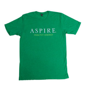 custom company apparel for Aspire Energy Drinks