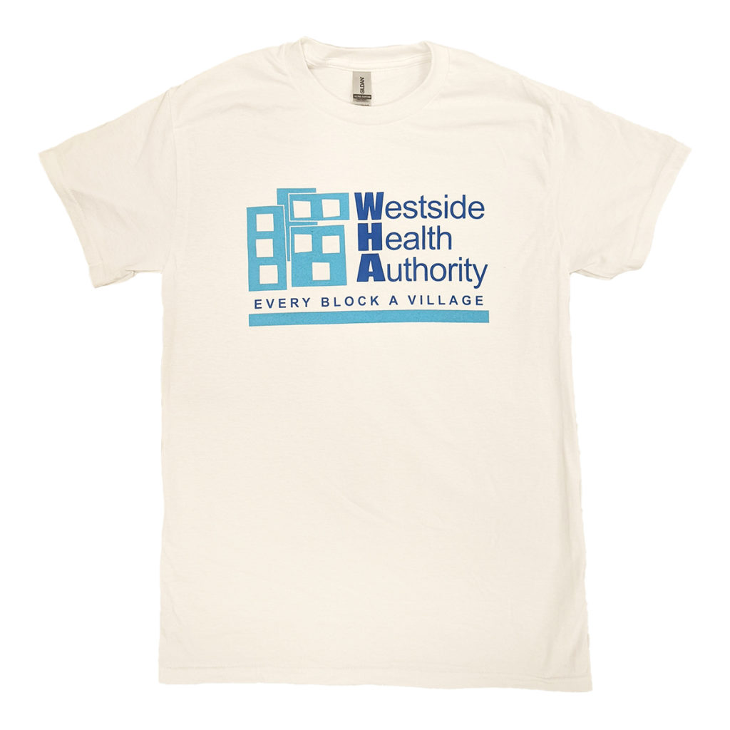 Westside Health Authority t shirt in white
