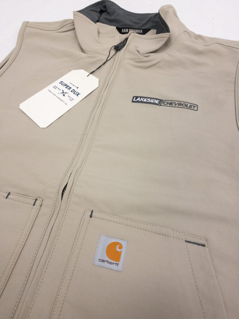 Carhartt® Super Dux™ Soft Shell Vest with logo embroidery