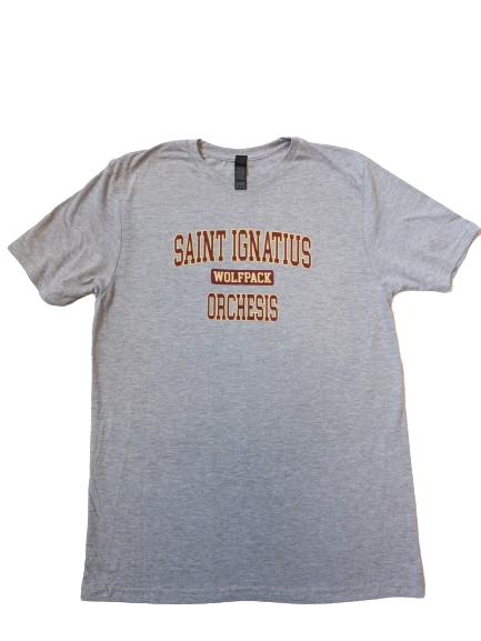 screen printed team shirts for St .Ignatius