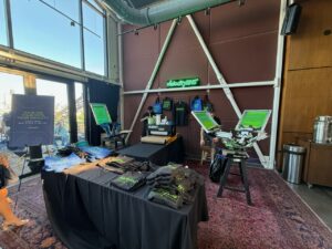 CSSP experiential activation setup at live event