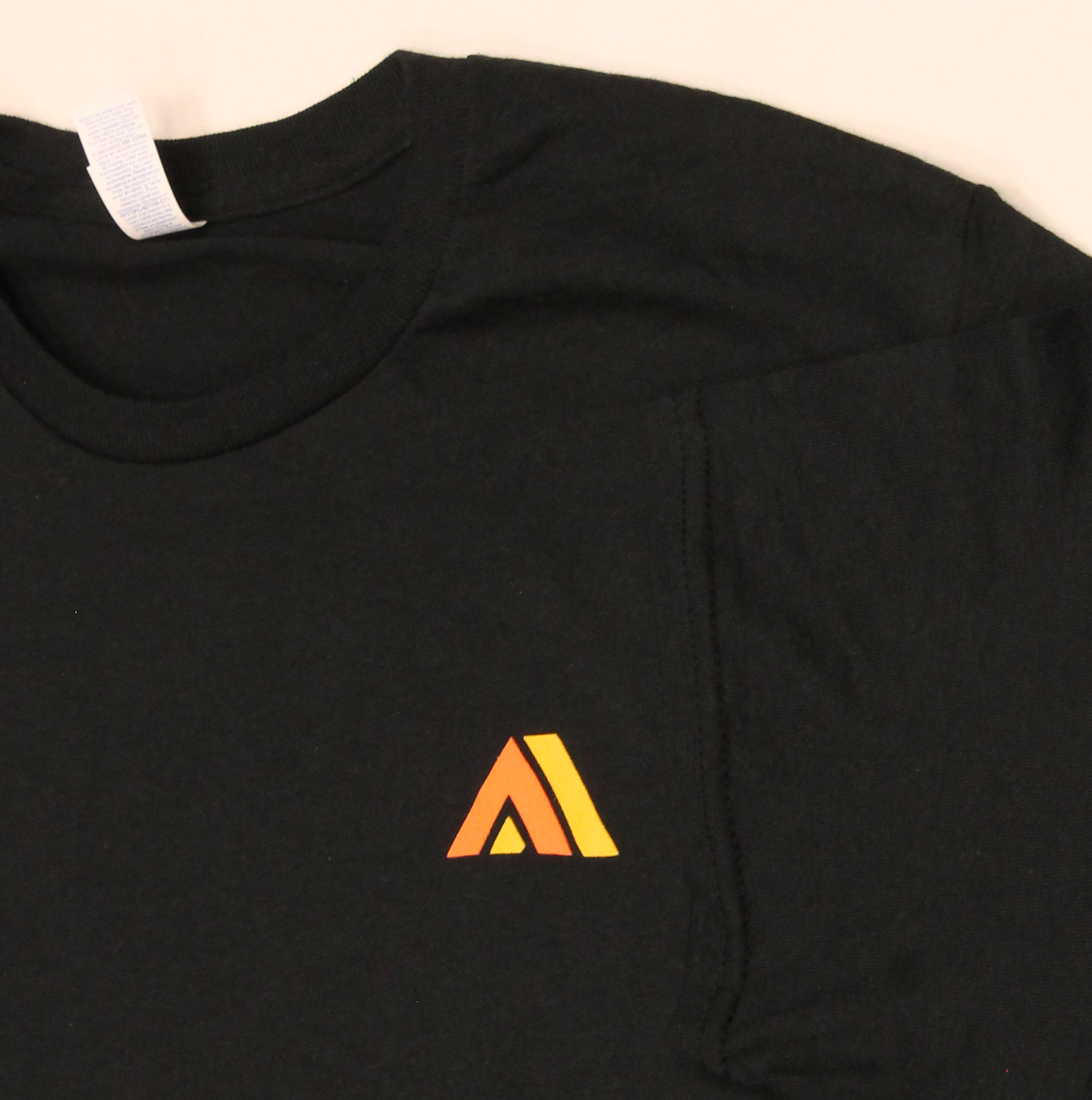 Full color left chest logo 